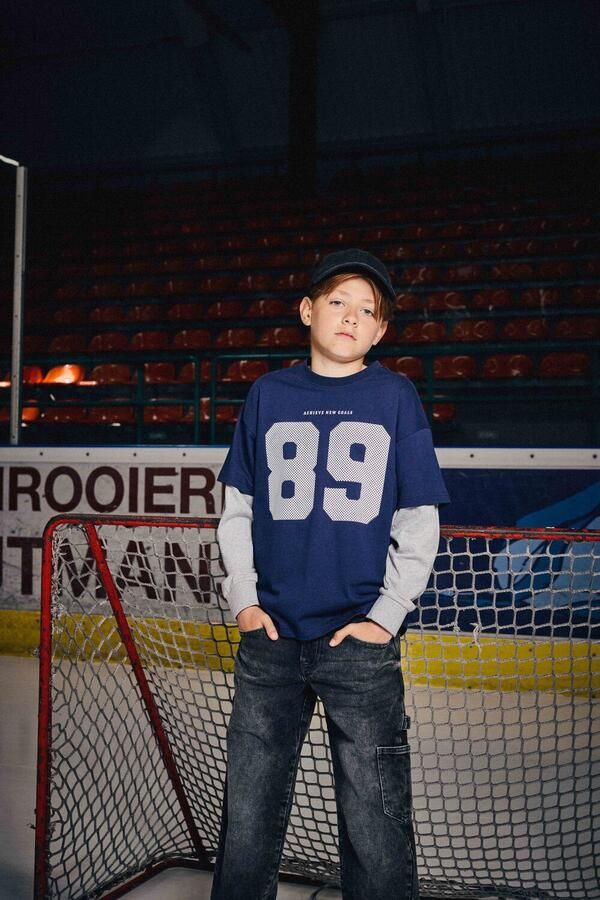 RETOUR Jongens Polo's & T-shirts Guido Donkerblauw - Foto 2