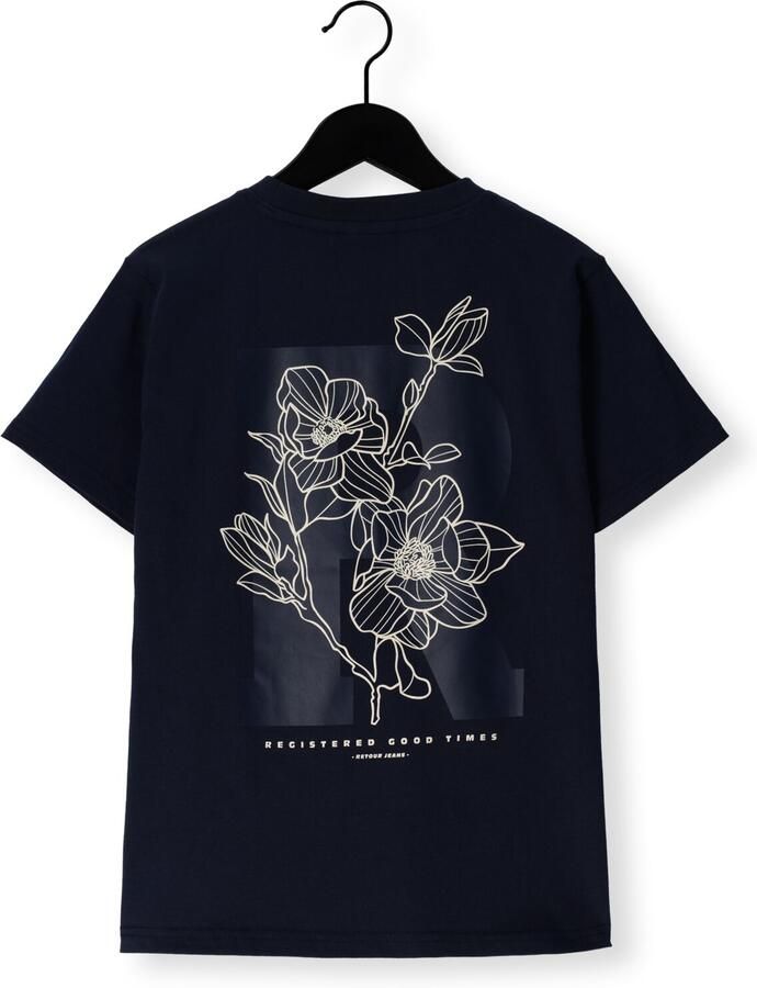 RETOUR Jongens Polo's & T-shirts Jarno Donkerblauw - Foto 2