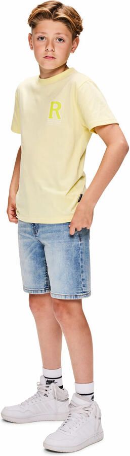 Retour Jeans T-shirt met backprint lichtgeel - Foto 3