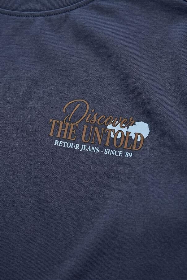 RETOUR Jongens Polo's & T-shirts Juan Donkerblauw