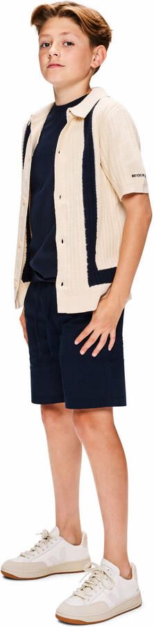 Retour Jeans casual overhemd gebreid crème - Foto 3