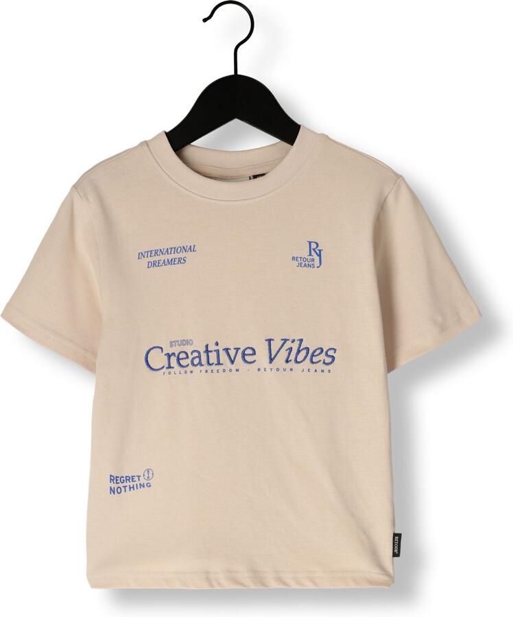 RETOUR Jongens Polo's & T-shirts Randy Beige - Foto 3