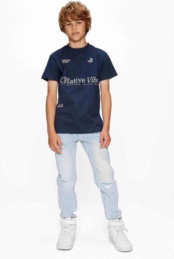 RETOUR Jongens Polo's & T-shirts Randy Donkerblauw - Foto 2
