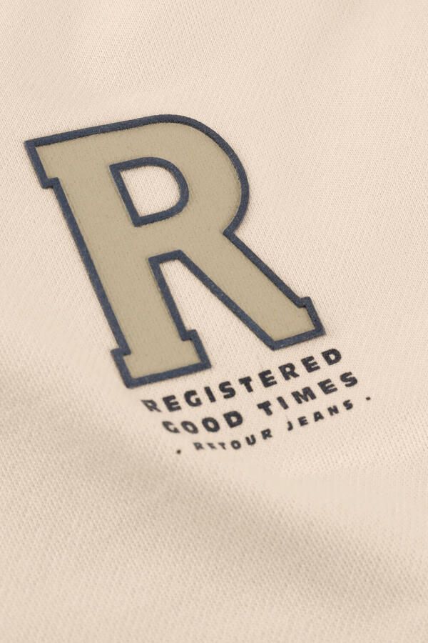 Retour Jeans hoodie met backprint crème - Foto 3