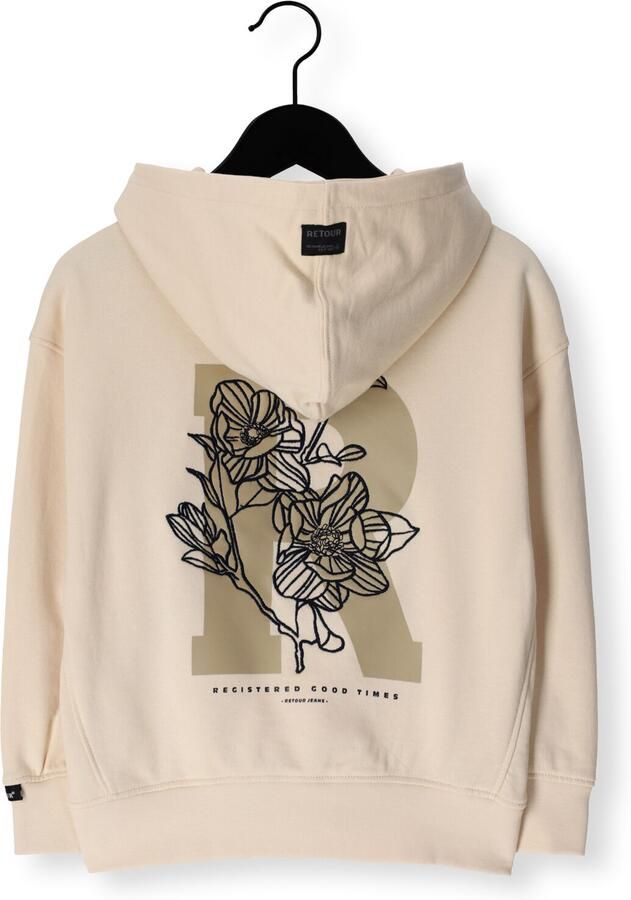 Retour Jeans hoodie met backprint crème - Foto 2