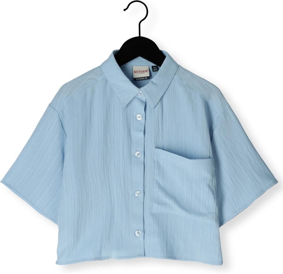 RETOUR Meisjes Blouses Olivia Lichtblauw