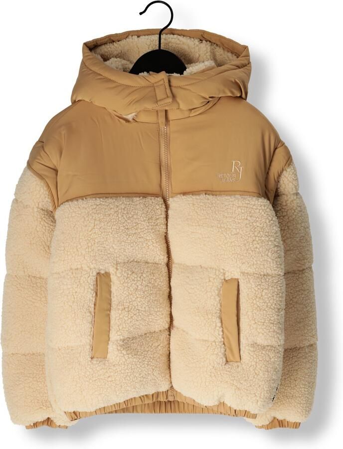 Retour Jeans 2-in-1 teddy jas beige ecru - Foto 2