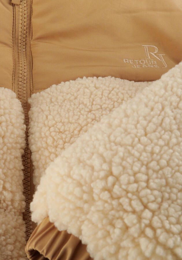 Retour Jeans 2-in-1 teddy jas beige ecru