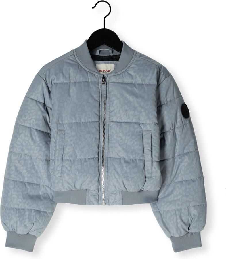 Retour Jeans gewatteerde jas lichtblauw