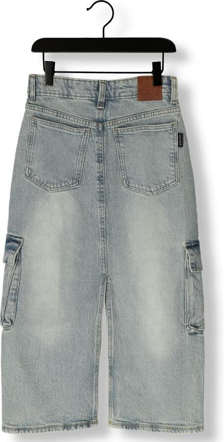 Retour Jeans denim spijkerrok light blue denim - Foto 3