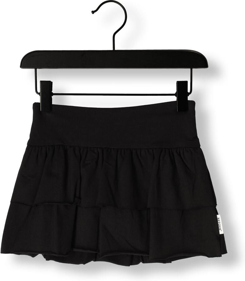 Retour Jeans midi rok strokenrok zwart - Foto 3