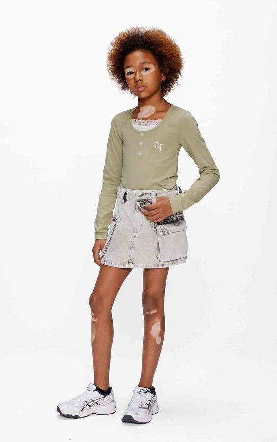 Retour Jeans denim spijkerrok grey denim - Foto 2