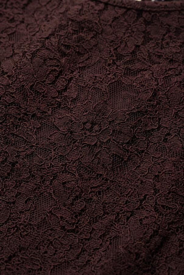 Retour Jeans kanten rechtvallende gebloemde longsleeve bruin Bloemen - Foto 2
