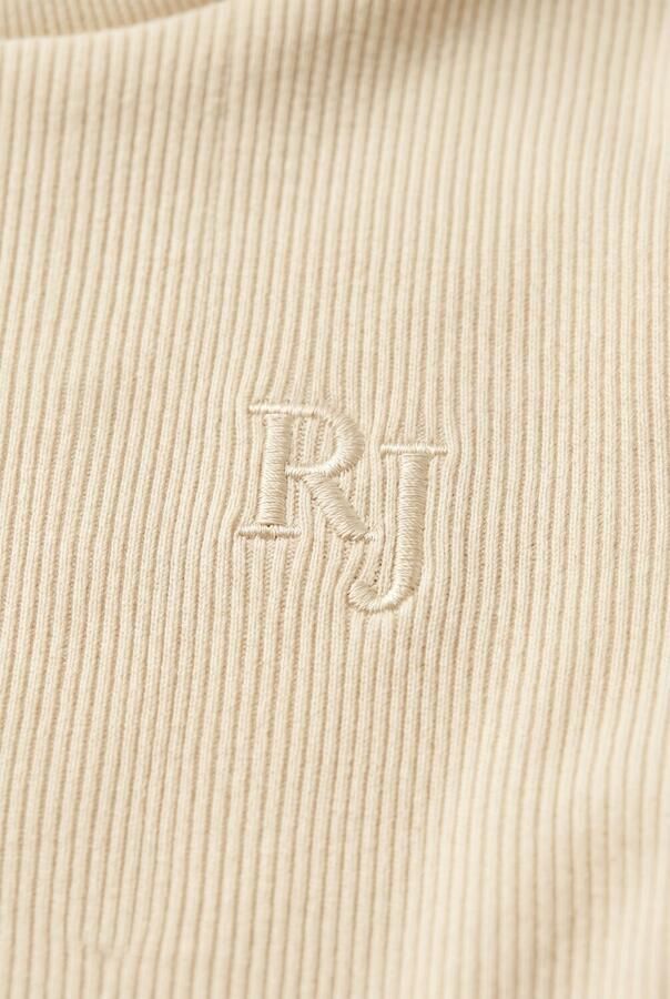 Retour Jeans rechtvallende top met col beige - Foto 2