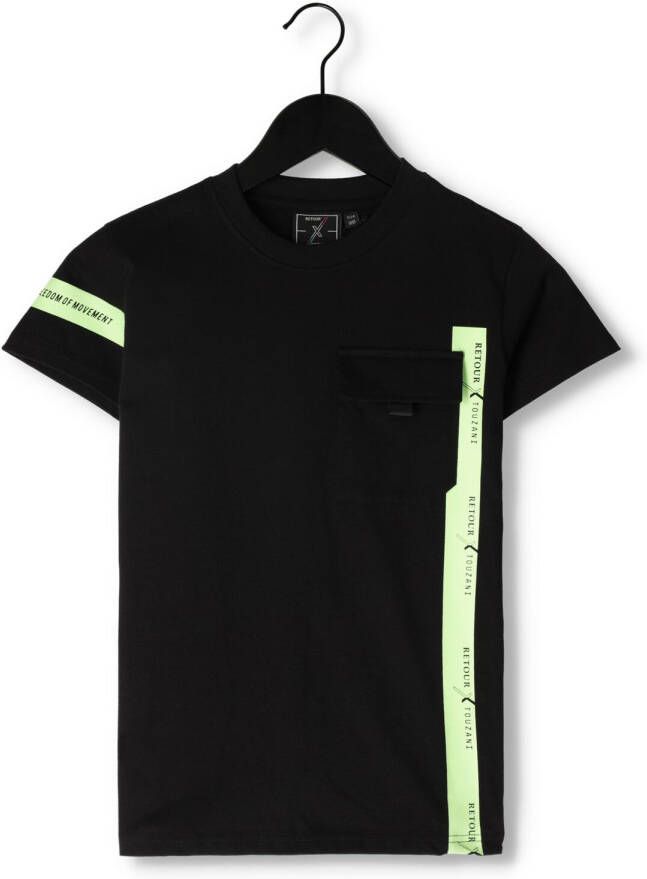 RETOUR Jongens Polo's & T-shirts Swing Zwart