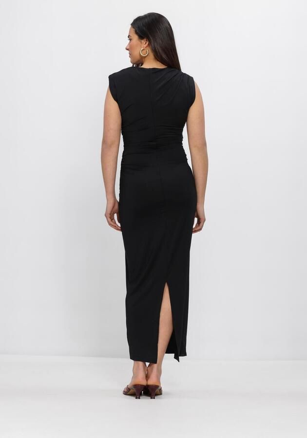 ROSEMUNDE Dames Jurken Billie Sl Long Drape Dress Zwart - Foto 2