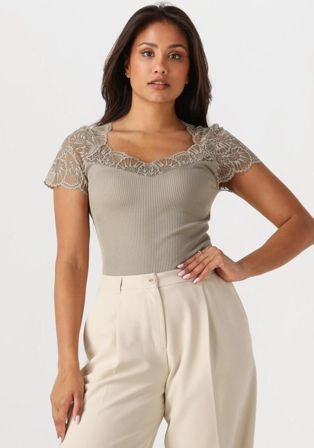 Rosemunde Tanktop Babette Silk Top Vintage-kantenrand brede bandjes vrouwelijk comfortabel zijdemix - Foto 4