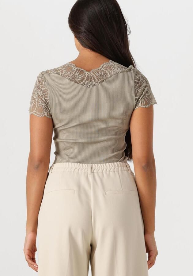 Rosemunde Tanktop Babette Silk Top Vintage-kantenrand brede bandjes vrouwelijk comfortabel zijdemix