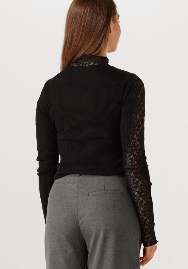 Rosemunde Longsleeve Beatha lace longsleeve Vintage-kant aan kraag en mouwen vrouwelijk Zijde- Katoenmix