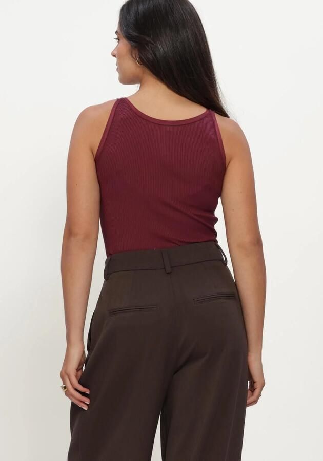 ROSEMUNDE Dames Tops & T-shirts Belle Silk U-neck Strap Elastic Bordeaux - Foto 2