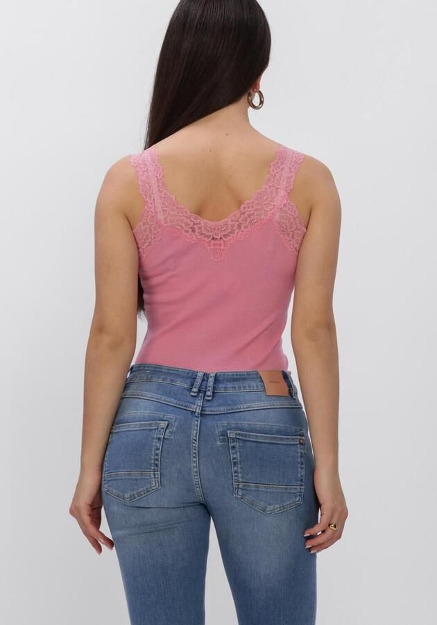 ROSEMUNDE Dames Tops & T-shirts Bernadine Sl Regular V-neck Top Roze - Foto 2