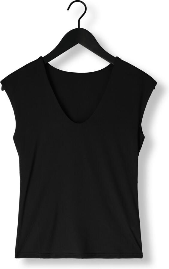 ROSEMUNDE Dames Tops & T-shirts Billie Capsleeve V-neck Zwart - Foto 3