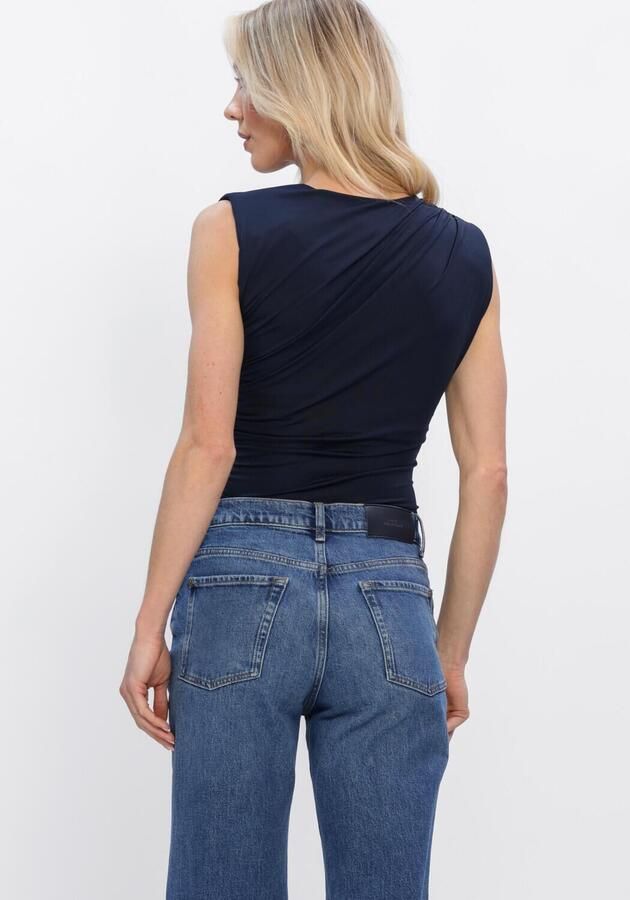 ROSEMUNDE Dames Tops & T-shirts Billie Sl Drape Top Donkerblauw - Foto 2