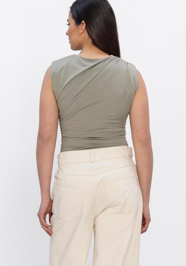 ROSEMUNDE Dames Tops & T-shirts Billie Sl Drape Top Olijf - Foto 2