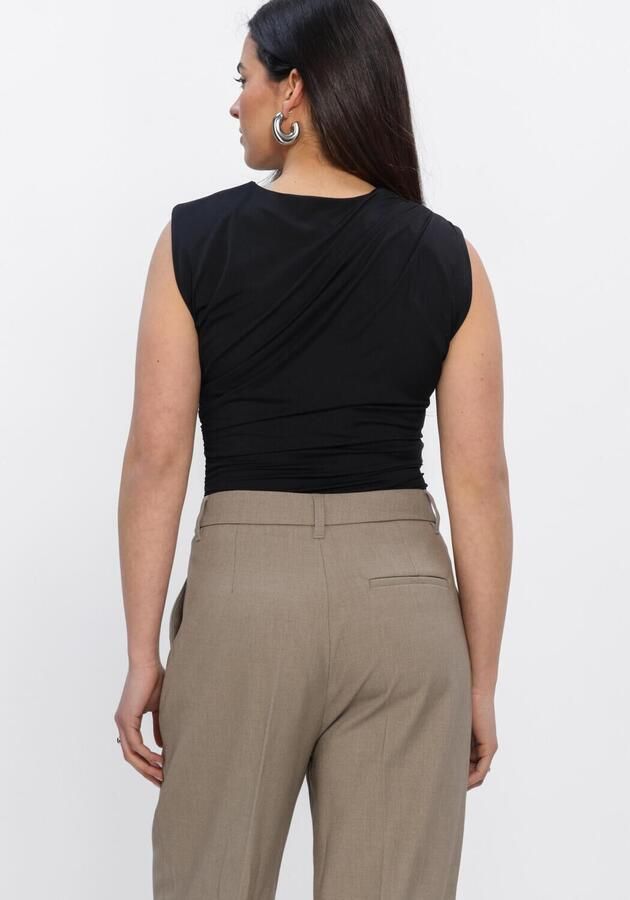 ROSEMUNDE Dames Tops & T-shirts Billie Sl Drape Top Zwart - Foto 2