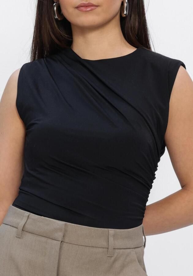 ROSEMUNDE Dames Tops & T-shirts Billie Sl Drape Top Zwart - Foto 3