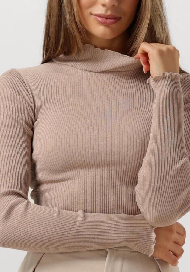ROSEMUNDE Dames Tops & T-shirts Boston Turtleneck W Lurex Beige - Foto 2