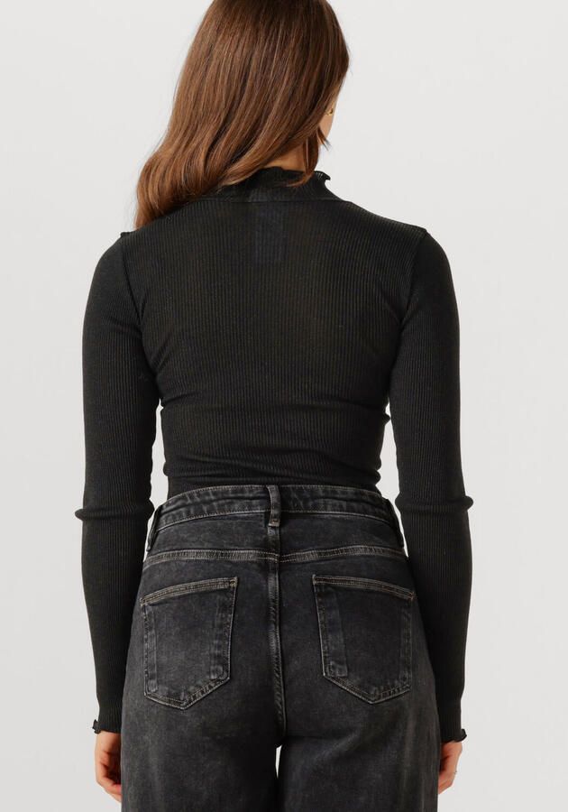 ROSEMUNDE Dames Tops & T-shirts Boston Turtleneck W Lurex Zwart