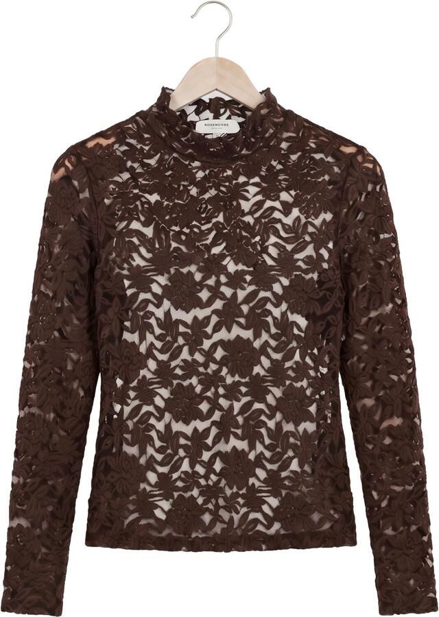 ROSEMUNDE Dames Tops & T-shirts Delicia Ls Turtleneck Bruin - Foto 2