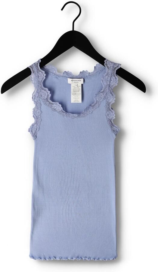 Rosemunde Tanktop Babette Silk Top Vintage-kantenrand brede bandjes vrouwelijk comfortabel zijdemix - Foto 3