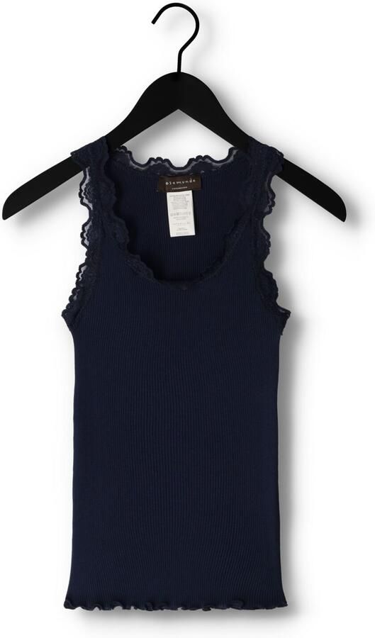 Rosemunde Tanktop Babette Silk Top Vintage-kantenrand brede bandjes vrouwelijk comfortabel zijdemix - Foto 3