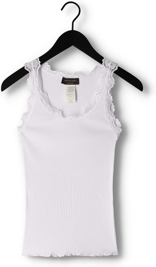 Rosemunde Tanktop Babette Silk Top Vintage-kantenrand brede bandjes vrouwelijk comfortabel zijdemix - Foto 4