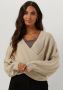 Rosemunde Zijden Top in Parijs Blauw met Satijnen Rand Brown Dames - Thumbnail 1