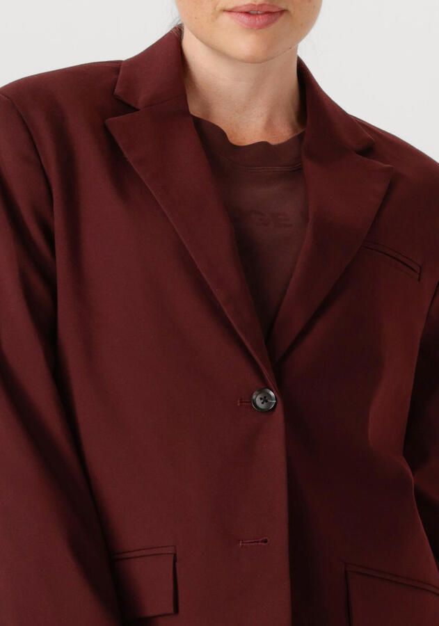 ROUGE EDIT Dames Blazers Roulia Ls Oversized Blazer Bordeaux - Foto 2
