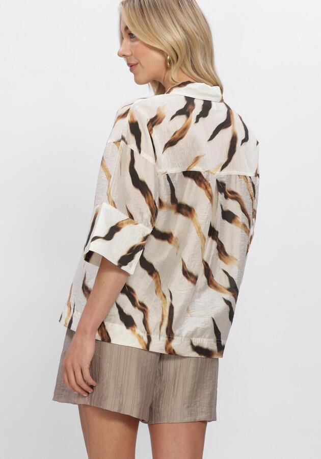 ROUGE EDIT Dames Blouses Roualana 2 4 Shirt Creme - Foto 3
