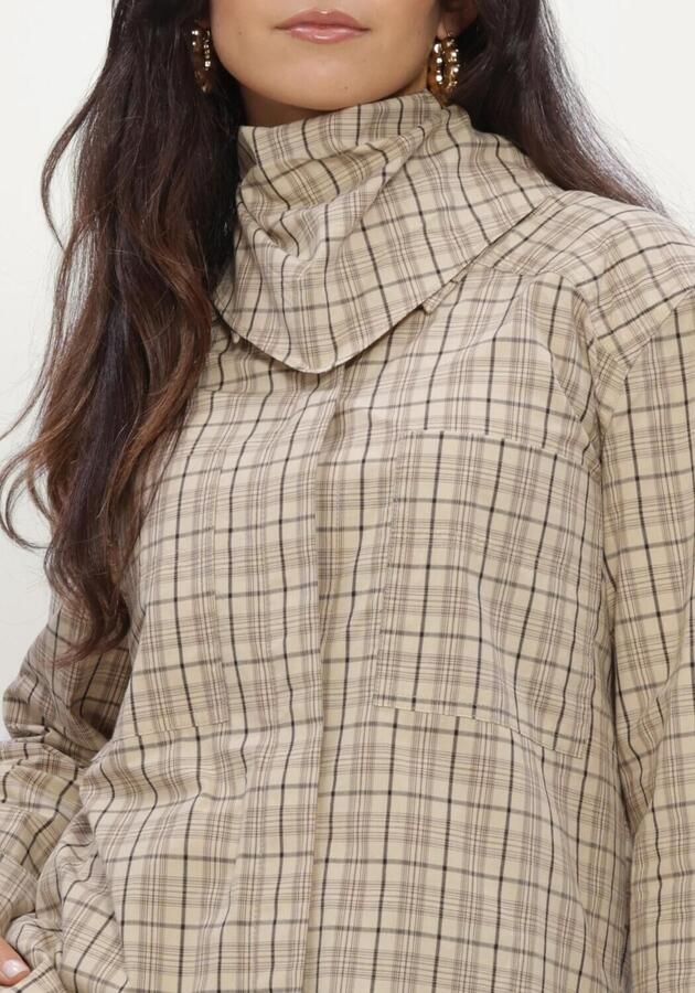 ROUGE EDIT Dames Blouses Roureena L s Shirt Beige - Foto 4