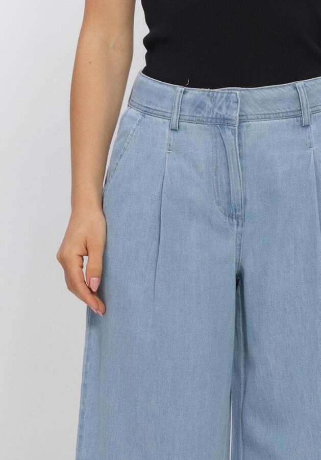 ROUGE EDIT Roufrancie Mae Rw Wf F L Trouser 1 wide leg jeans light blue denim - Foto 3