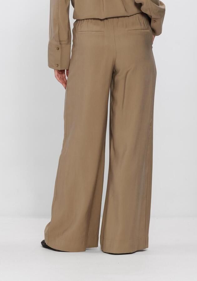 ROUGE EDIT Dames Broeken Roumelian Hw Wf F l Trousers Zand - Foto 2