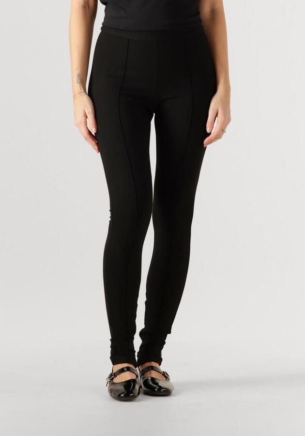 ROUGE EDIT Dames Broeken Roumoana Rw F l Leggings Zwart - Foto 4