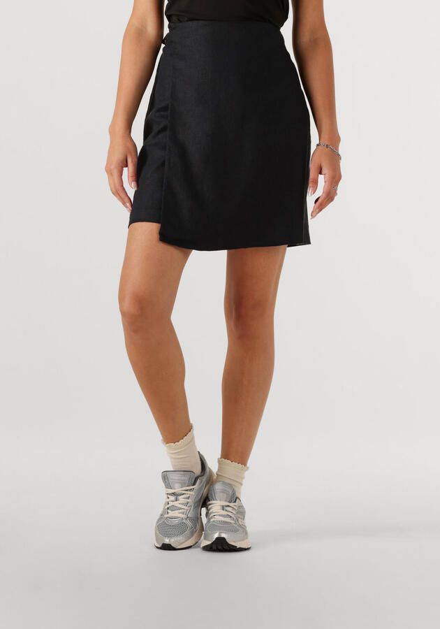 ROUGE EDIT Dames Broeken Rousummer Hw Short Skirt Zwart - Foto 4