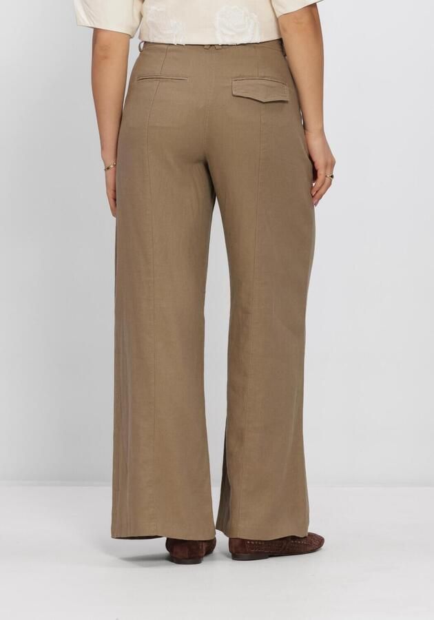 ROUGE EDIT Dames Broeken Rousummer Hw W f Trouser Camel - Foto 3