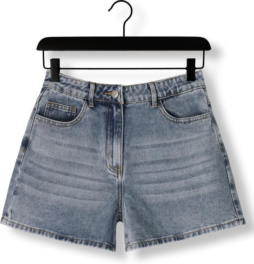 ROUGE EDIT Dames Jeans Roujolie Hw Wf Denim Shorts Blauw