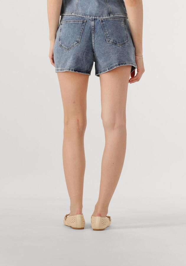 ROUGE EDIT Dames Jeans Roujolie Hw Wf Denim Shorts Blauw - Foto 2