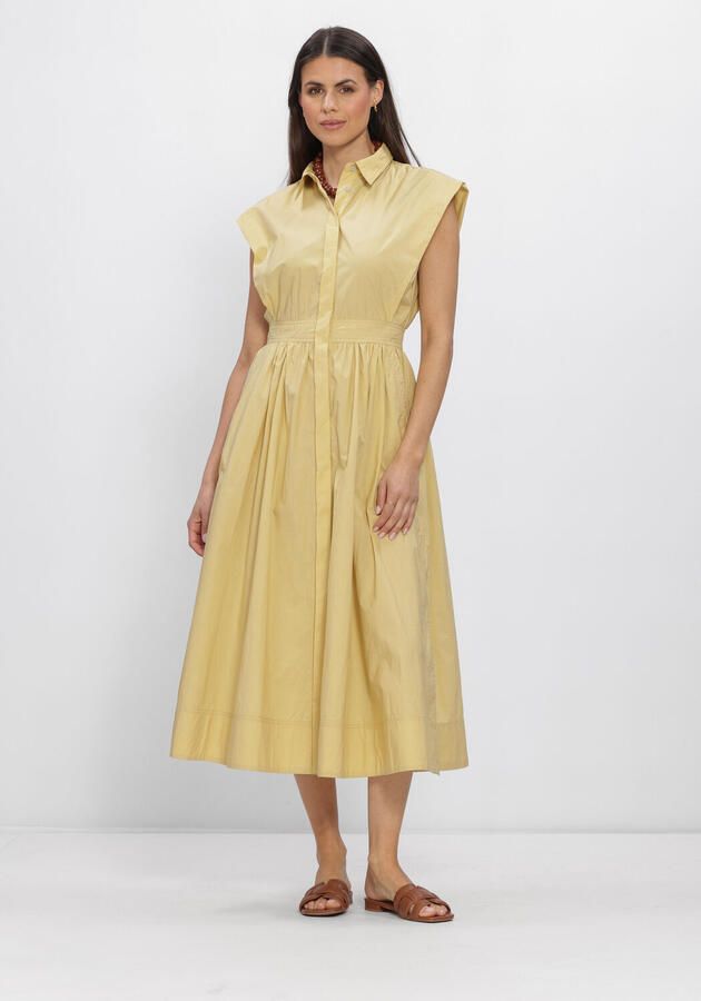 ROUGE EDIT Dames Jurken Rouasher S s Midi Dress Geel