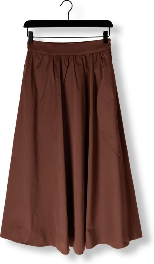 ROUGE EDIT Dames Rokken Roudetta Hw Ankle Skirt r Bruin - Foto 3