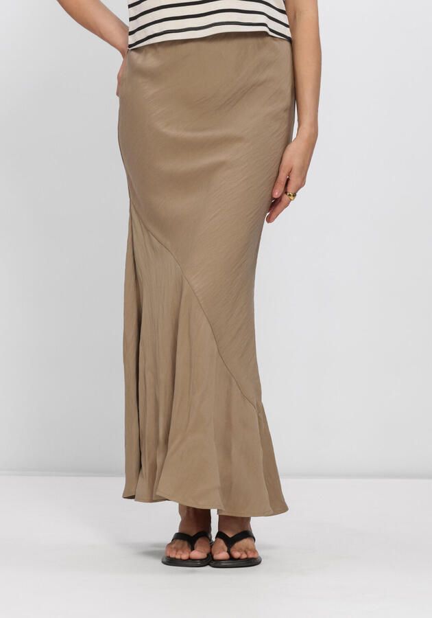 ROUGE EDIT Dames Rokken Rouetienne Hw Maxi Skirt Zand